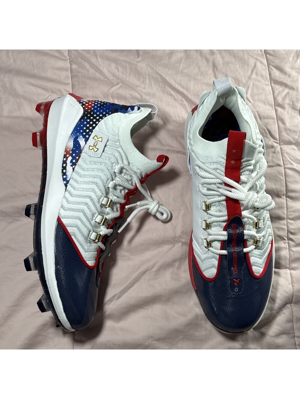 Under Armour Harper 9 Pro USA TPU Baseball Cleats (3027439-100) Men’s Size 13